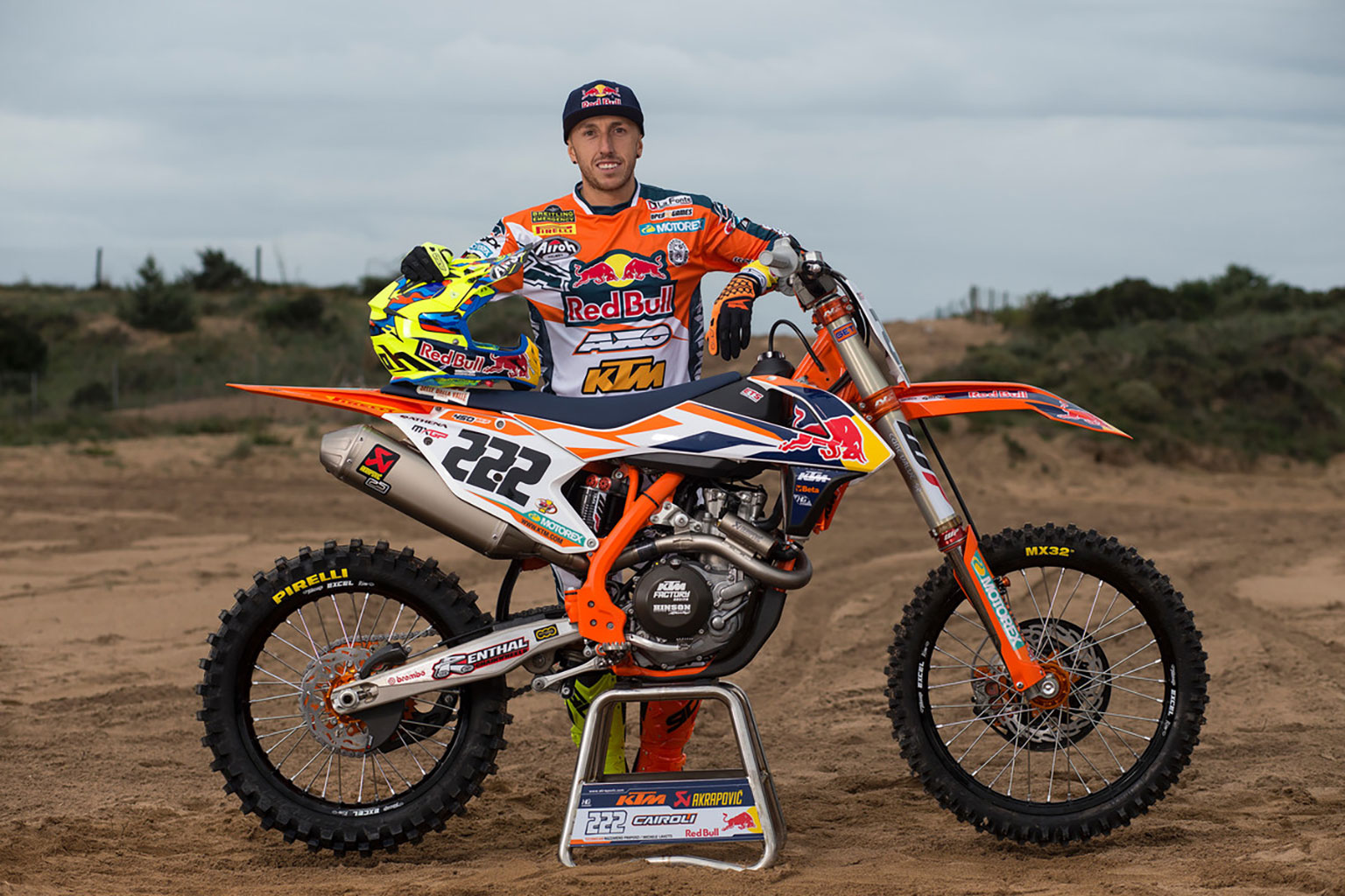 Tony Cairoli and his 450 factory bike will be at the show