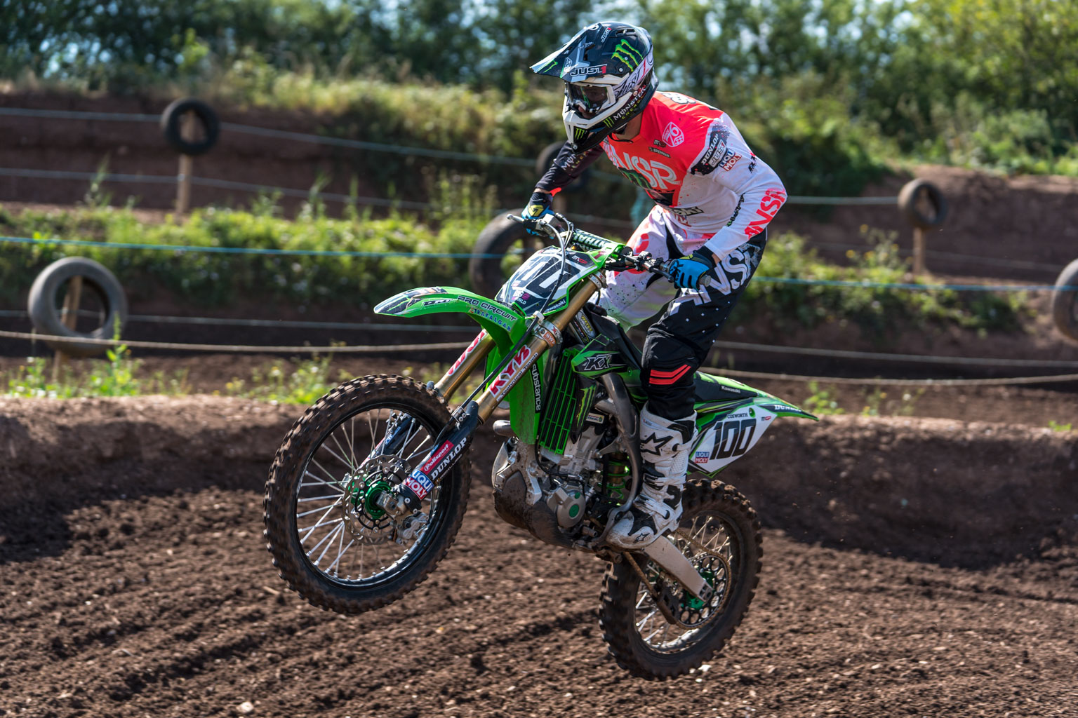 Searle reckons the bike is spot-on after he spent some time fine tuning it before his hand injury