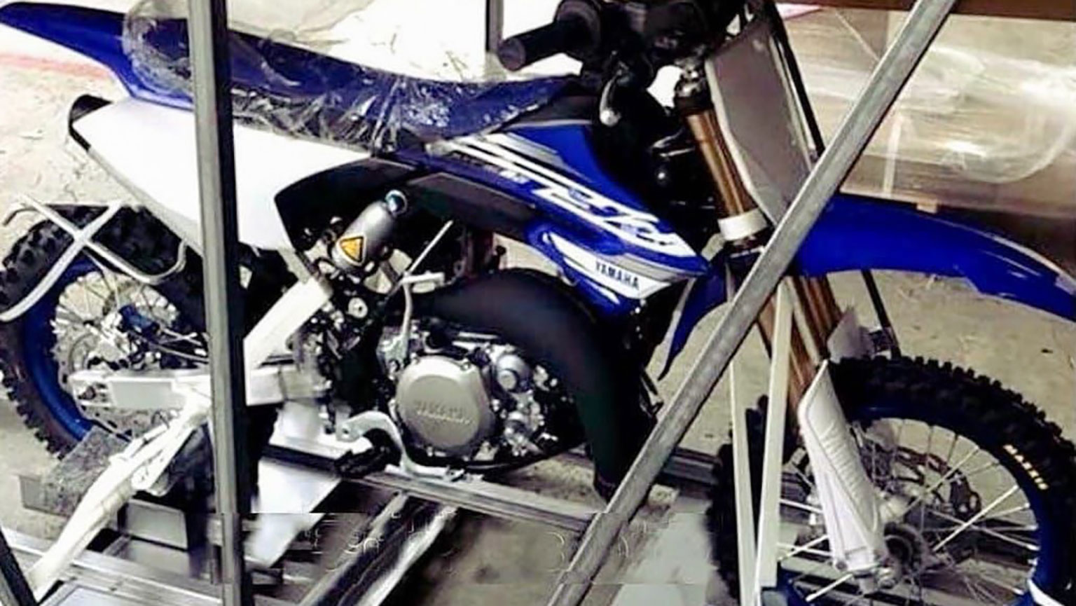 This spy shot of a YZ65 in a crate has been leaked