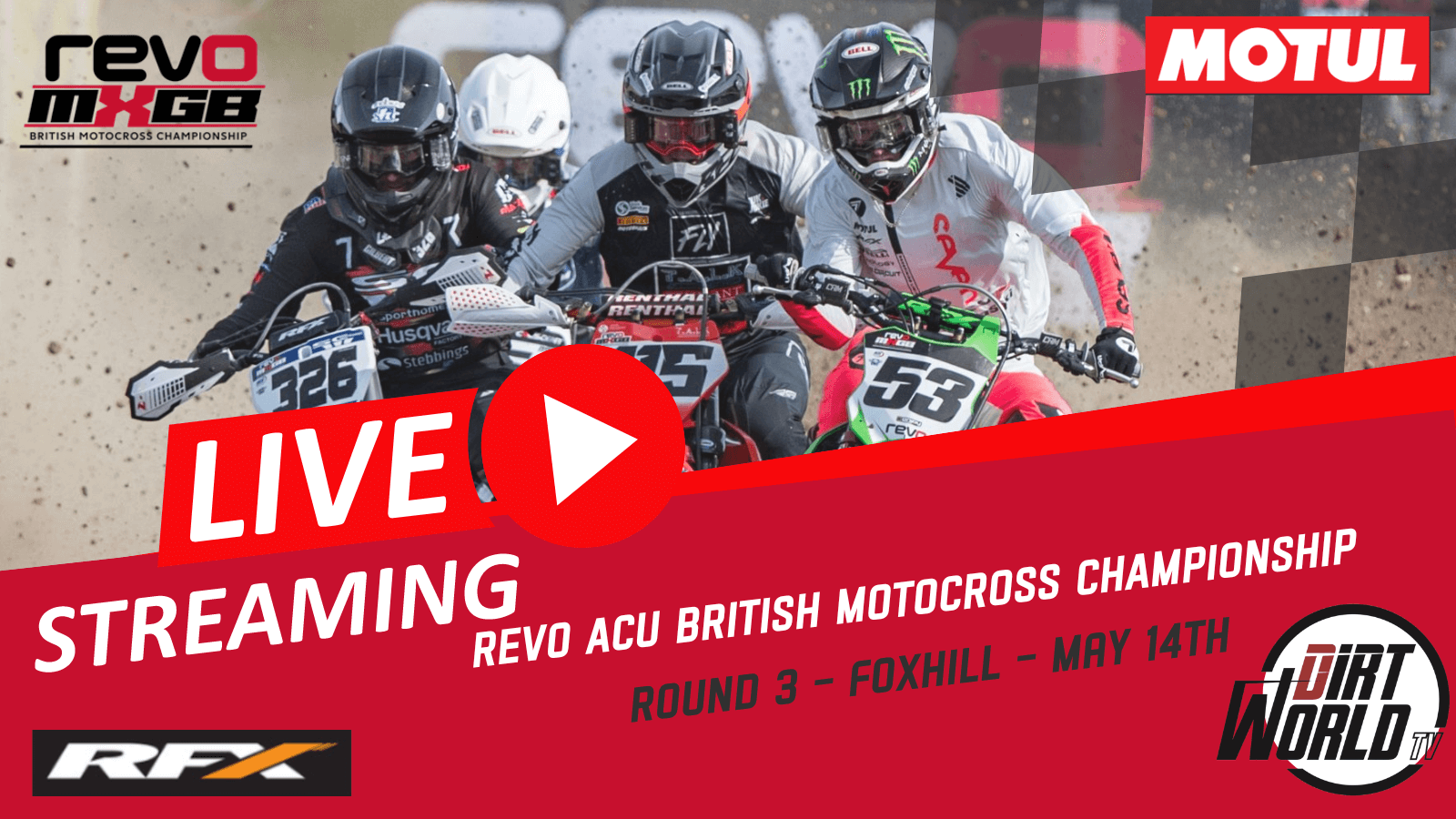 Pay-to-view livestream at Foxhill Revo round